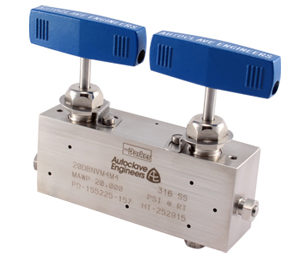 Parker Double Block and Bleed Needle Valve